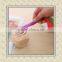 Custom food grade multi size high quality plastic ice cream spoons for wholesale 