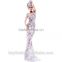 Factroy suplly OEM/ODM Sexy Spearkling Halterneck Plus Size Mermaid Eevening Dress Hot
