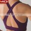 2017 wholesale athletic wear lady's sport bra with best price yoga bra