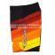 orange color 150g meach microfiber men's casual board shorts