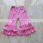 Boutique Cotton Outfits Kids Clothes Pink Girls Sets QL-108