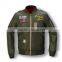 Plus Size Breathable Worsted Bomber Jacket With Embroidery Logo For Men