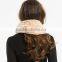 ladies warm thick super soft Imitation rabbit fur korean style scarf