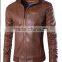 Custom Hight Quality European Fashion Mens Leather Motorcycle Jacket