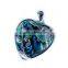 Rose Heart Abalone Shell Beads Pendant