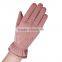 China Anti-slip Touch Screen Big Warm Cotton Polyester Gloves Winter Warm Embroidered Glove