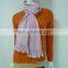 Factory Price 100% Pure Pink Cashmere Woven Scarf for Women