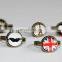 36 pairs/box Gorgeous European Style Time Gem Opening Ring Retro Cute Ring