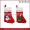 Custom christmas plush decoration toy stocking