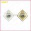 Custom Logo Silver or Solid Brass Tone Metal Diamond Shape Bookmark