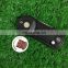 In stock black automatic pitch fork with embossed ball marker