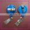 Rotating Carabiner Retractor for Name Badge Holder