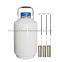 Low price 100L LN2 storage tank YDS-100-210 liquid nitrogen dewar flask