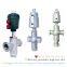 pneumatic three-way angle seat water diverting valve