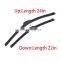 26" & 14" INCH Bracketless Windshield Wiper Blades J-HOOK All Season OEM QUALITY