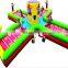Funny Outdoor Toy 4 Players Basketball Goal Inflatable Sport Game Bungee Run Equalizer