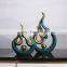 Hot selling abstract art custom porcelain handmade craft statue for home decoration ornament