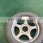TOPMEDI electric wheelchair 12" rear air neumatic wheel