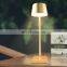 Modern Metal Acrylic Table Lamp Battery Rechargeable Lamp Shades Table OEM Table Lamp Waterproof for outdoors