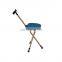 Old man walking stick stool mountaineering belt seat hand walker walking