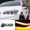 Для BMW F20 F21 F22 F30 E84 серий 1, 2, 3, 4. Индикатор поворота, динамический поворотный свет, повторитель сигнала поворота на боковых крыльях зеркала заднего вида с LED