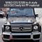 G CLASS W463 G55 G500 A-style body kit PP material front bumper fog light covers with LED front grille over fenders side mirrors