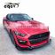 G.T.500 look auto tuning car body for ford mustang 2015-2019 with front bumper front lip diffuser