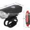 Usb Rechargeable Mountain Bike Bicycle Front And Rear Tail Light Riding Safety Warning Waterproof Bicycle Light