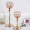 European Crystal Candle Holders Stand Pillar Tall Wedding Table Centerpieces Candlestick Holder for hotel home decoration