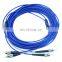 FC-ST Duplex Spiral Armored Single Mode Fiber Patch cord cable de conexion de fibra Fiber Jumper Optical Fiber Patch cord