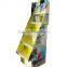 Custom printed design cardboard floor standing perfume display rack floor stand