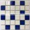 Exterior wall mosaic bathroom blue swimming pool ceramic swimming pool tile mosaic