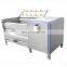 Commercial Fruit Cleaning Machine Roller Brush Vegetable Carrot Peeling Potato Washing Machine