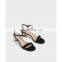 New arrival stylish high fashionable design women ankle strap heel sandals shoes ladies buckle closure type shoe
