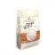 Clear front heat seal pouches resealable holographic stand up ziplock mylar bag for packaging