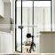 French aluminum casement door extremely narrow door