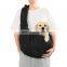 2021 hot sale fashion print breathable outdoor canvas carrier handsfree bear cat and dog chest bag shoulder bag