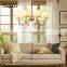 HUAYI American Style Luxury Vintage Copper Hotel Lobby Living Room Indoor Modern Decorative Hanging Chandelier