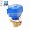 electric 3 ways valves brass dn15 dn20 mini 12v 3 way ball valves
