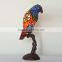 Stained Glass Tiffany Style Parrot Night Light Table Desk Lamp.