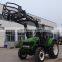 110hp 4x4wheel drive small garden tractor loader backhoe tractor with front end loader