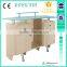 glass top reception desk for beauty salon