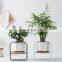 Home Garden Iron Decor Cute Sublimation Pots Wholesaler Ceramic Flower Pot With Stand