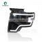 Landnovo wholesale factory price modified LED headlight for Ford Ranger F150 2009-2014 car head light head lamp