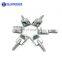 Zinc plated HVAC damper hardwares / air fittings for ductwork system