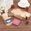 OEM Single soap box  Carriers with Window Insert and Handle Brown Kraft Individual gift boxes