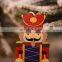 9PCS Nutcracker Puppet Christmas Wooden Pendants Walnut Soldier Christmas Tree Decorations Hanging Ornaments New Year Kids Gift
