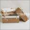 Leading Manufacture Rectangular Woven Basket Handmade Seagrass Basket For Storage And Home Decor Wholesale