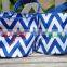 Hot Sell Chevron Monogrammed Basket Tote