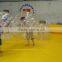2015 New arrvail Inflatable ground pools / swimming pool with bumper ball bubble soccer ball